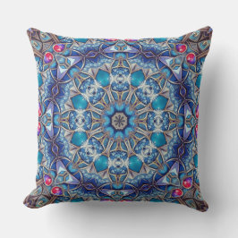 Almohada decorativa azul