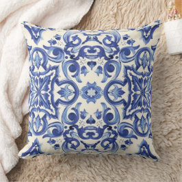 Almohada decorativa azul Moderna italiana La Dolce