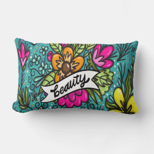 Almohada Decorativa Belleza con Flores