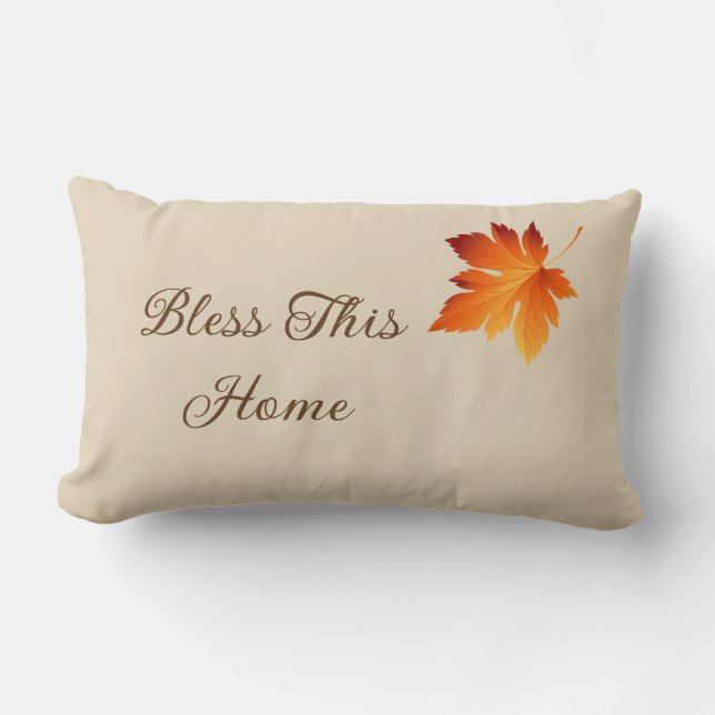 Almohada decorativa Bendice este hogar (Anverso)