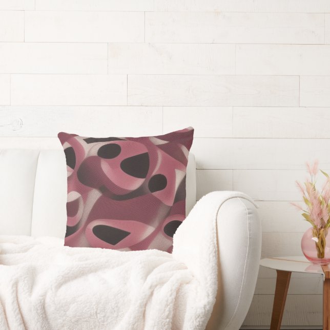 Almohada decorativa Black Burgundy (Sofá)