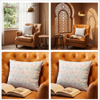 Almohada decorativa BlushSky Butterflies
