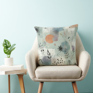 Almohada decorativa botánica Nordic Mist