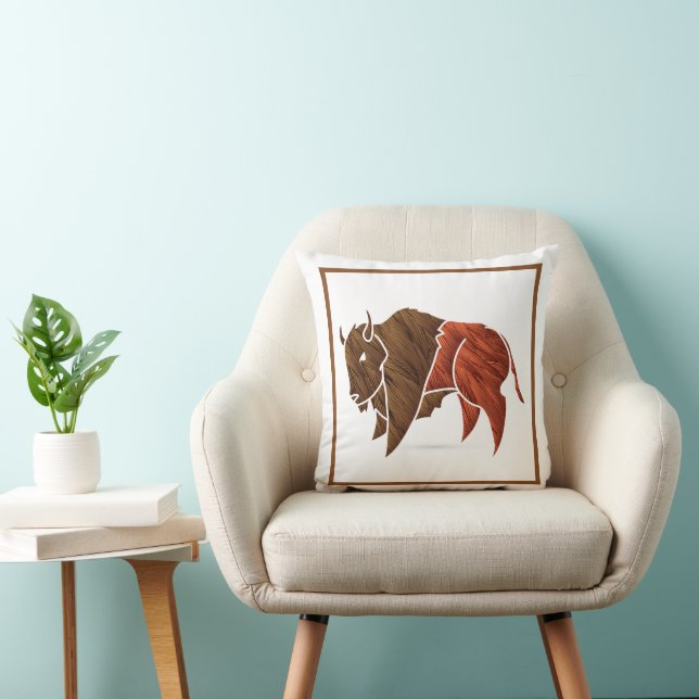 Almohada decorativa Brown Buffalo (Silla)