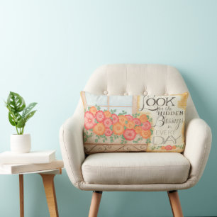 Almohada Decorativa Busca las Bendiciones Ocultas