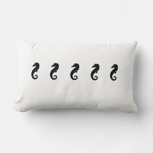Almohada decorativa caballitos de mar (Anverso)