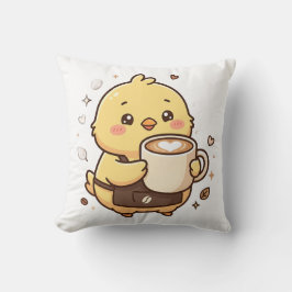 Almohada Decorativa Café con Leche de Pollito Ador