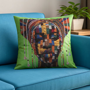 Almohada Decorativa Celebrando a las Mujeres Negra