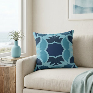 Almohada decorativa Color Fun Collage – Tonos azul