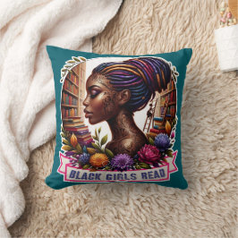 Almohada decorativa con acento 16x16 | Black Girls