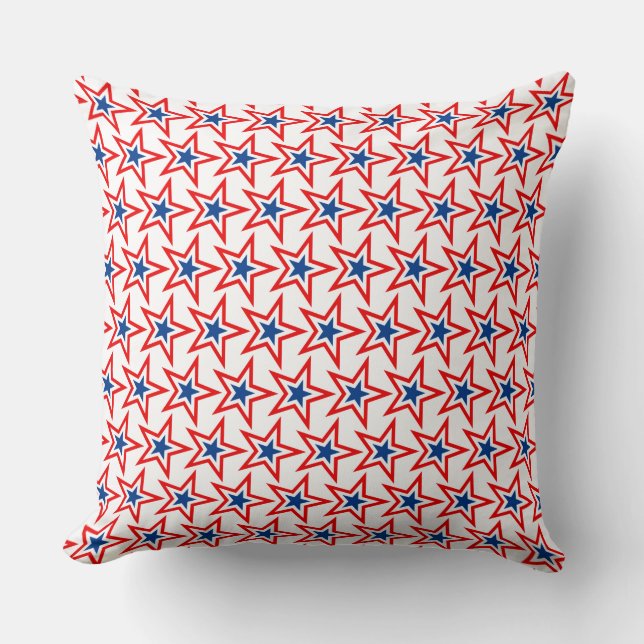 Almohada decorativa con acento patriótico  (Anverso)