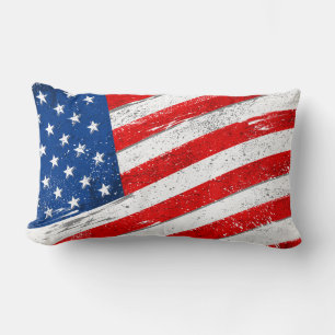 Almohada decorativa con acento patriótico