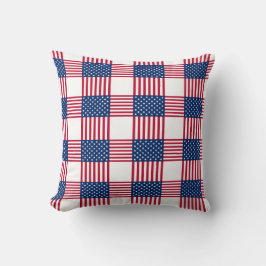 Almohada decorativa con acento patriótico 