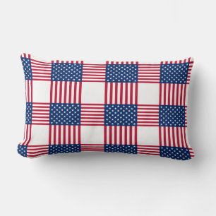 Almohada decorativa con acento patriótico