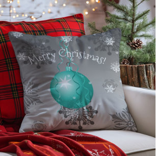 Almohada Decorativa con Adorno Navideño Elegante V