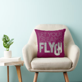 Almohada decorativa con cita inspiradora
