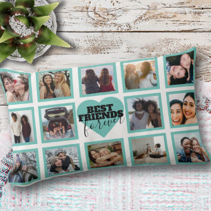 Almohada decorativa con collage de 14 fotos MEJORE