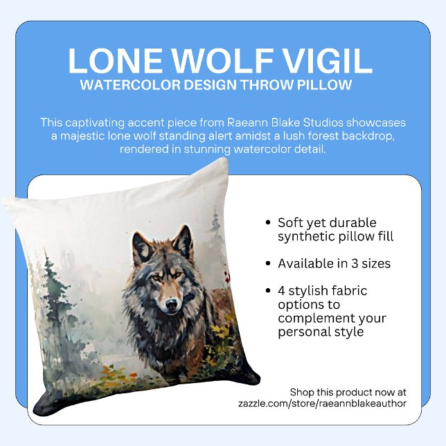 Almohada decorativa con diseño de acuarela de vigi (Subido por el creador)