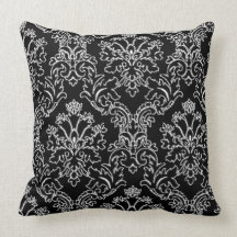 Almohada decorativa con diseño de damasco