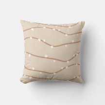 Almohada decorativa con diseño de patrón invernal