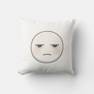 Almohada Decorativa con Emoji de Cara Cansada Mini