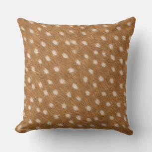 Almohada decorativa con estampado de ciervo en col