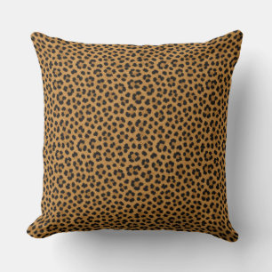 Almohada decorativa con estampado de guepardo marr