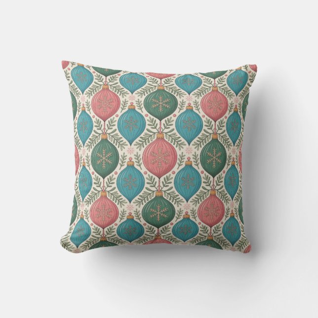 Almohada decorativa con estampado de Navidad (Anverso)