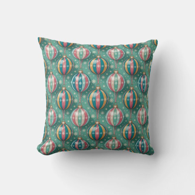 Almohada decorativa con estampado de Navidad (Anverso)
