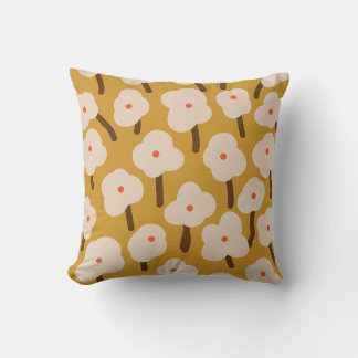 Almohada decorativa con estampado floral de flores