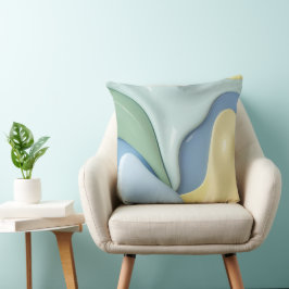 Almohada decorativa con gráfico abstracto elegante