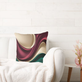 Almohada decorativa con gráfico abstracto elegante
