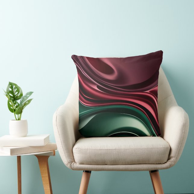 Almohada decorativa con gráfico abstracto elegante (Silla)