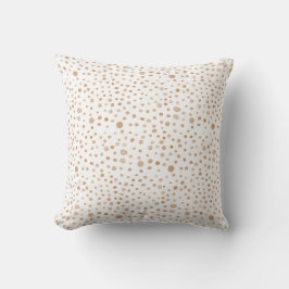 Almohada Decorativa con Lunares de Acuarela en Col