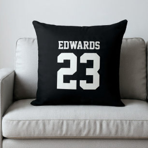 Almohada Decorativa Con Número y Nombre Personaliz
