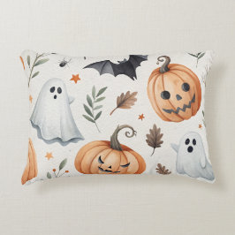 almohada decorativa con papel de Halloween