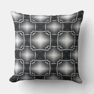Almohada decorativa con patrón de alambre de luz d
