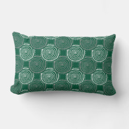 Almohada decorativa con patrón de círculo tribal