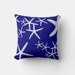 Almohada decorativa con patrón de estrella de mar 