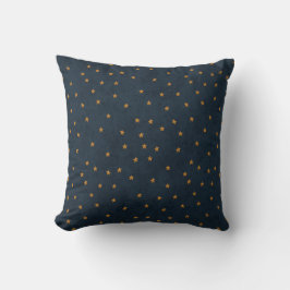Almohada decorativa con patrón de estrella mínima