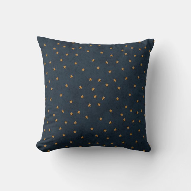Almohada decorativa con patrón de estrella mínima (Anverso)