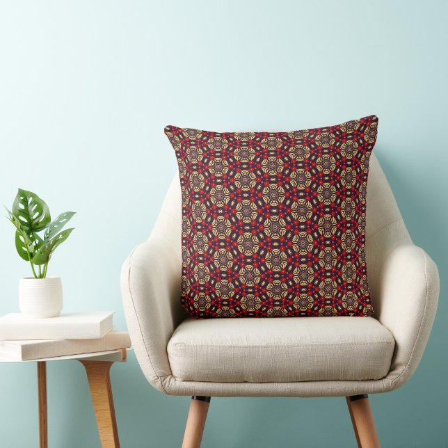 Almohada decorativa con patrón de flor de cerezo (Subido por el creador)