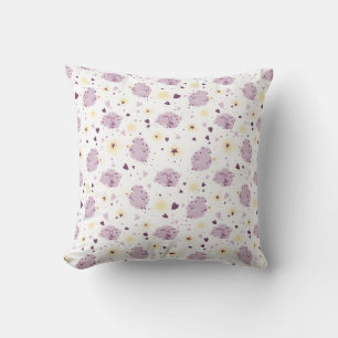 Almohada decorativa con patrón Kawaii de oveja mor