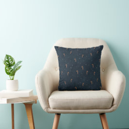 Almohada decorativa con patrón minimalista de bast
