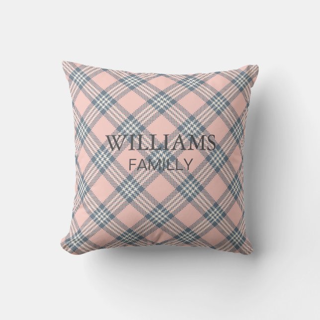 Almohada decorativa con patrón para lanzar (Anverso)