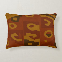 Almohada decorativa con patrón tribal boho