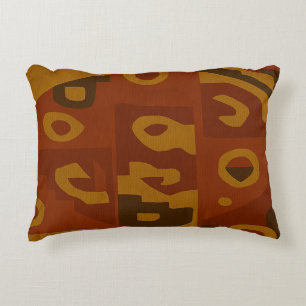 Almohada decorativa con patrón tribal boho