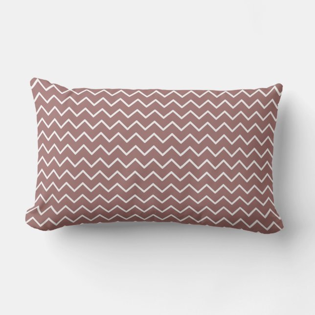 Almohada decorativa con punto de óxido de ZigZag/  (Anverso)