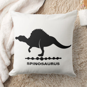 Almohada decorativa con silueta de dinosaurio Spin