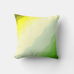 Almohada Decorativa con Tema de Colores Amarillo y